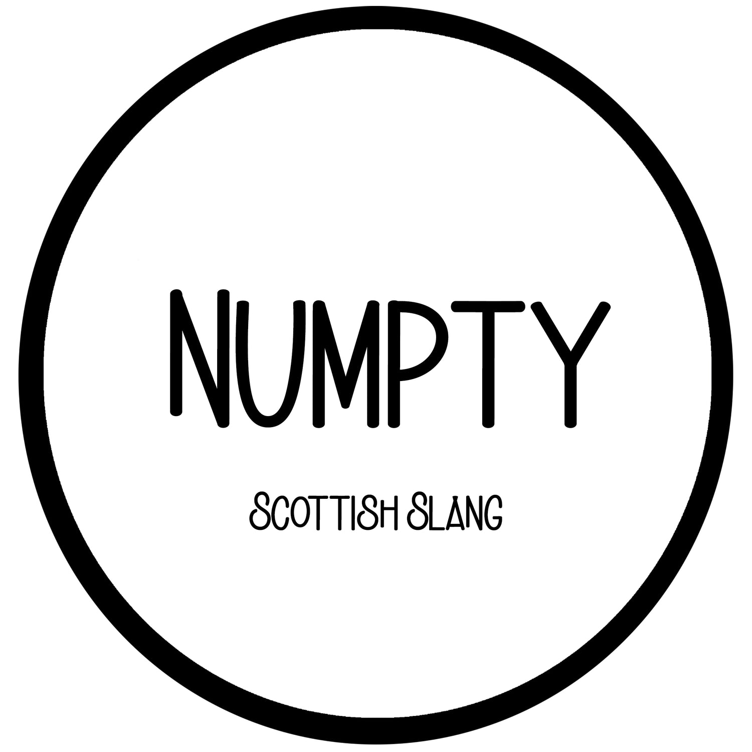 Numpty - Scots Slang