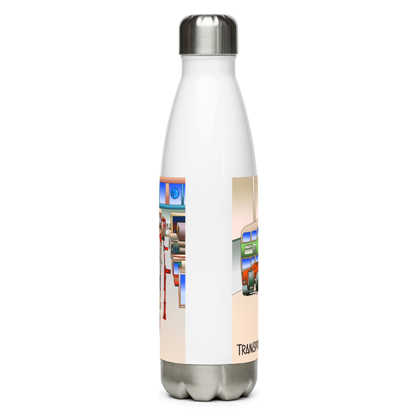 Transport Museum Art Gallery Stainless Steel Water Bottle