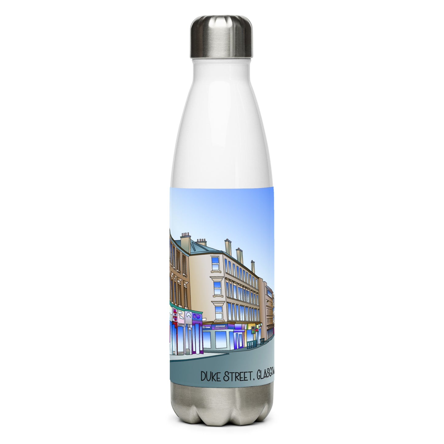Duke Street Glasgow Stainless Steel Water Bottle