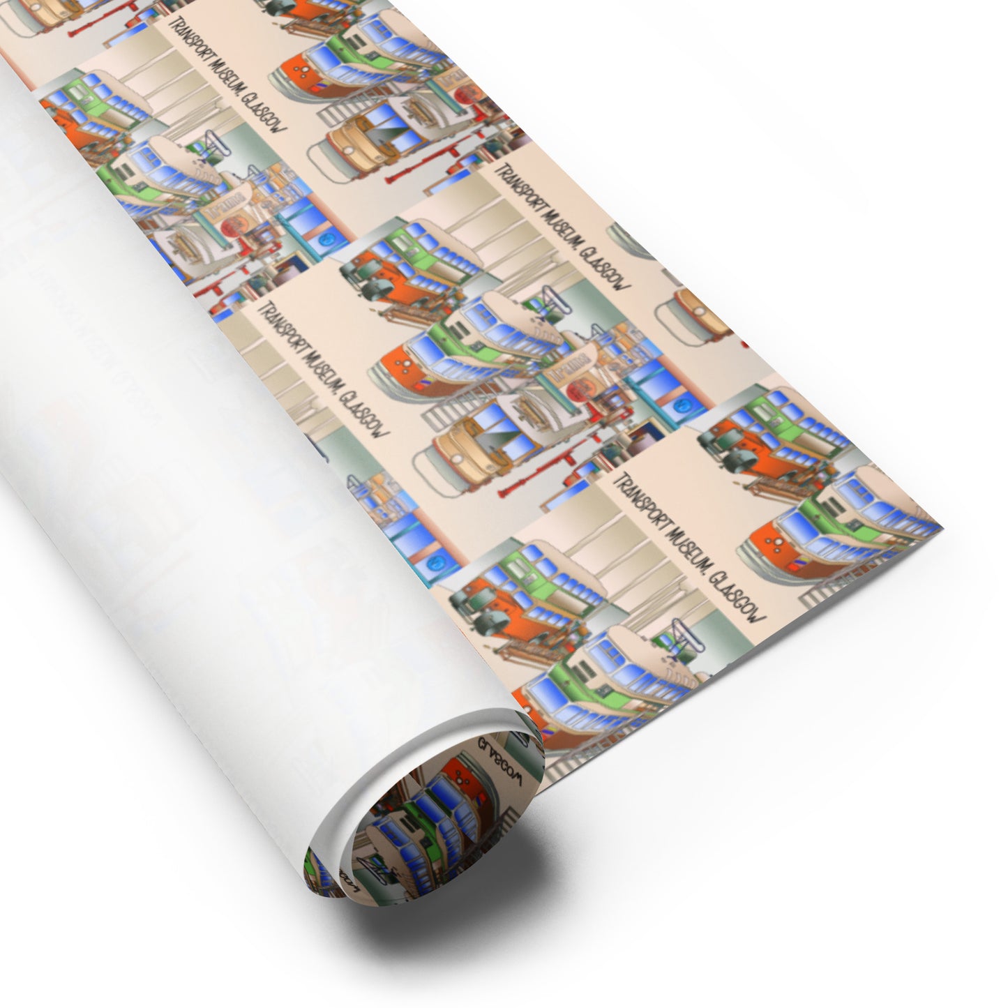 Glasgow Art Gallery Wrapping Paper x 3 Sheets - Kelvingrove / Transport Museum / Peoples Palace