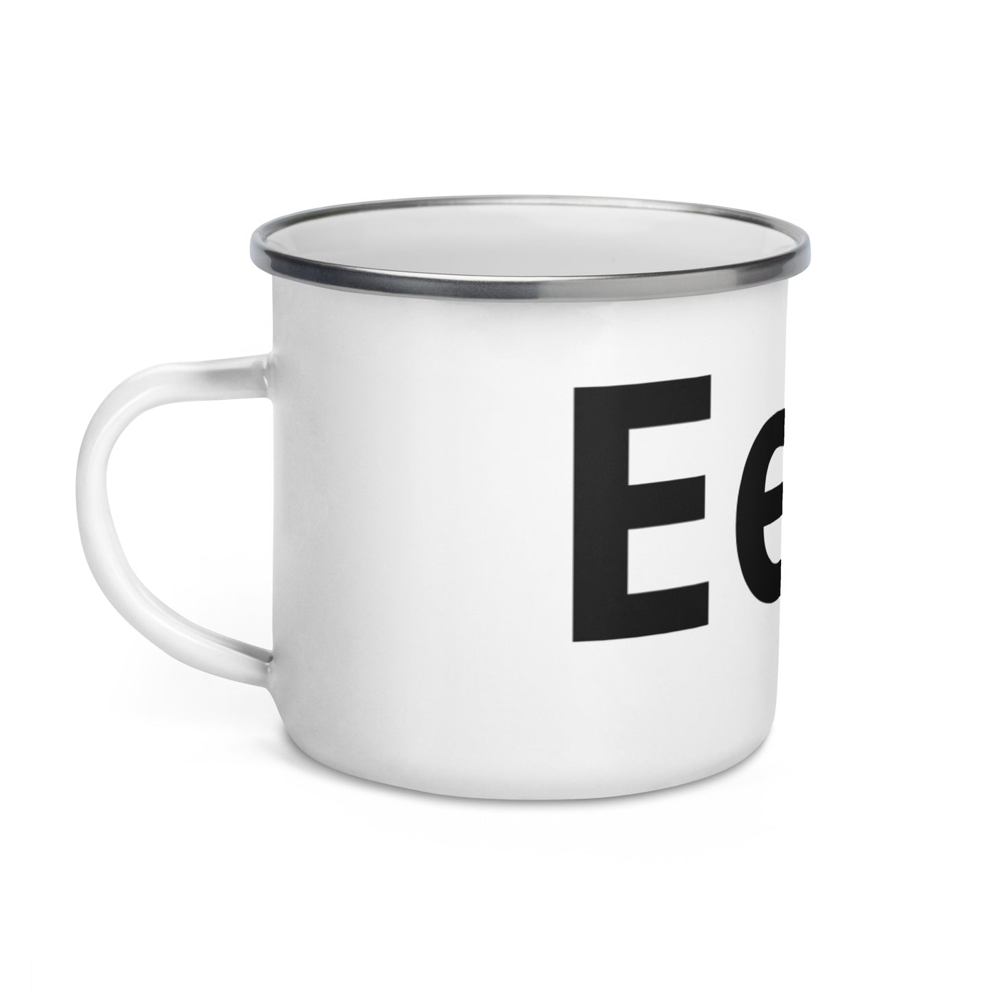 'Eejit' Enamel Mug