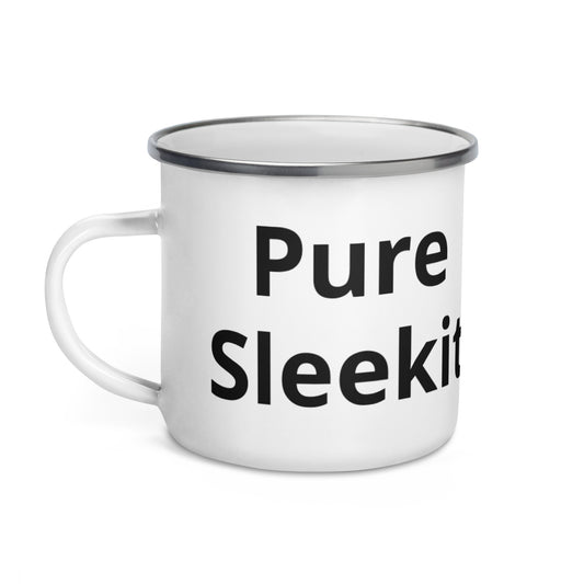 'Pure Sleeket' Scots Slang Enamel Mug