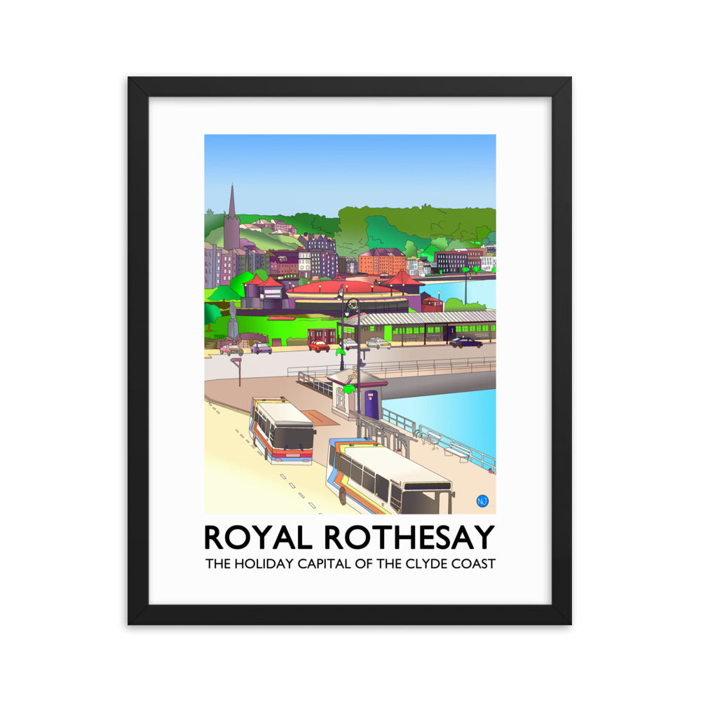 The Winter Gardens Rothesay Framed poster