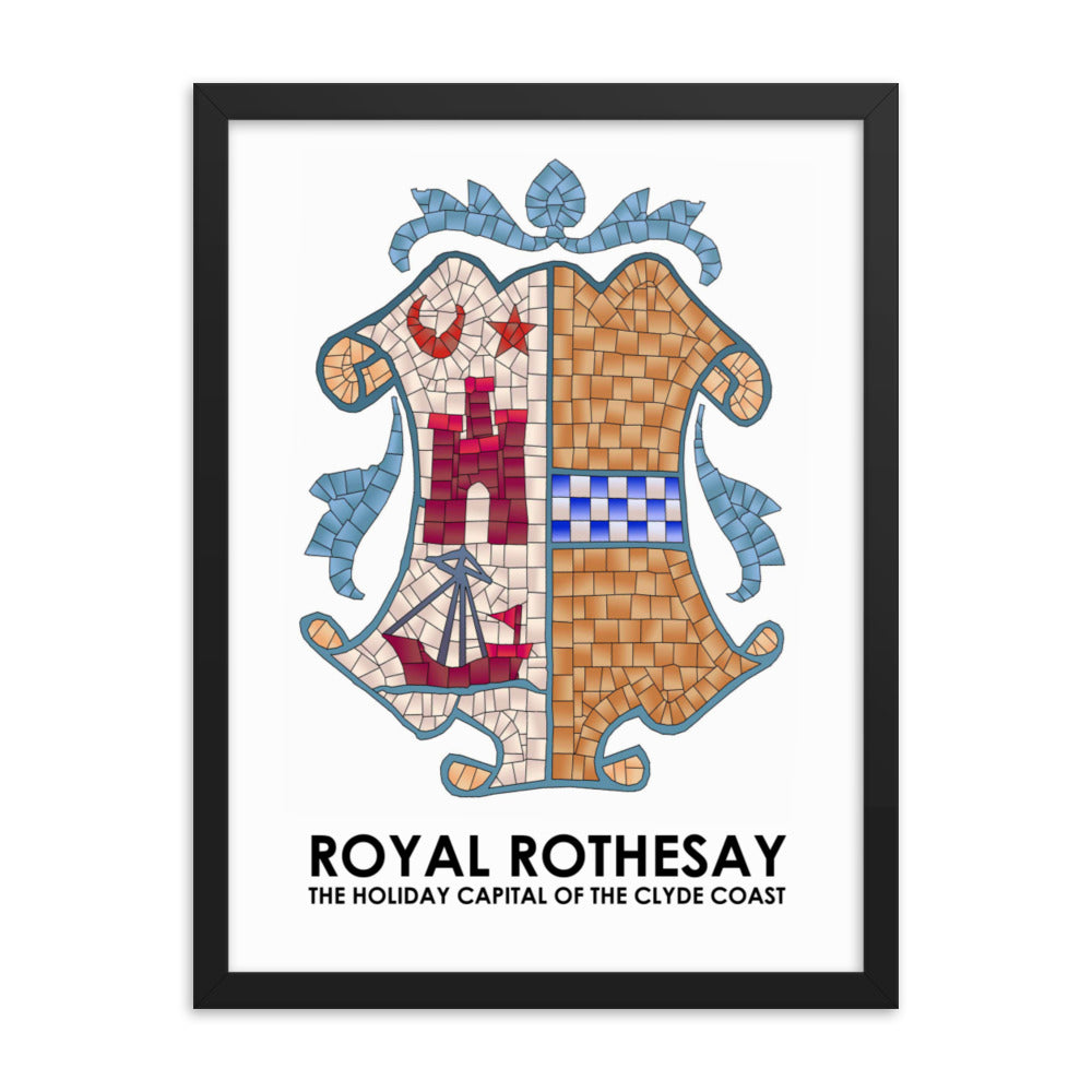 Bute Coat of Arms Framed poster