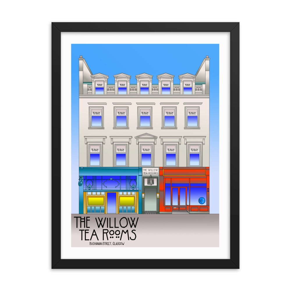 The Willow Tearoom, Glasgow Framed poster