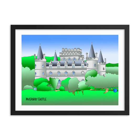 Inveraray Castle Framed poster