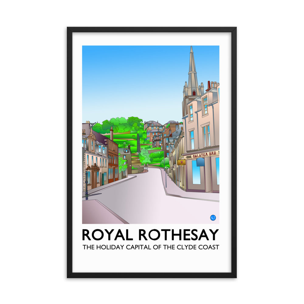 C Street Rothesay Framed poster