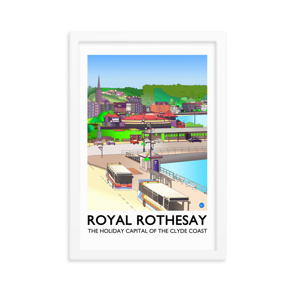 The Winter Gardens Rothesay Framed poster