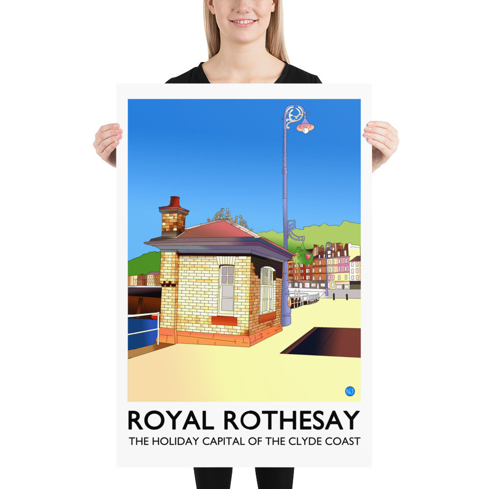Weigh Bridge Rothesay Poster
