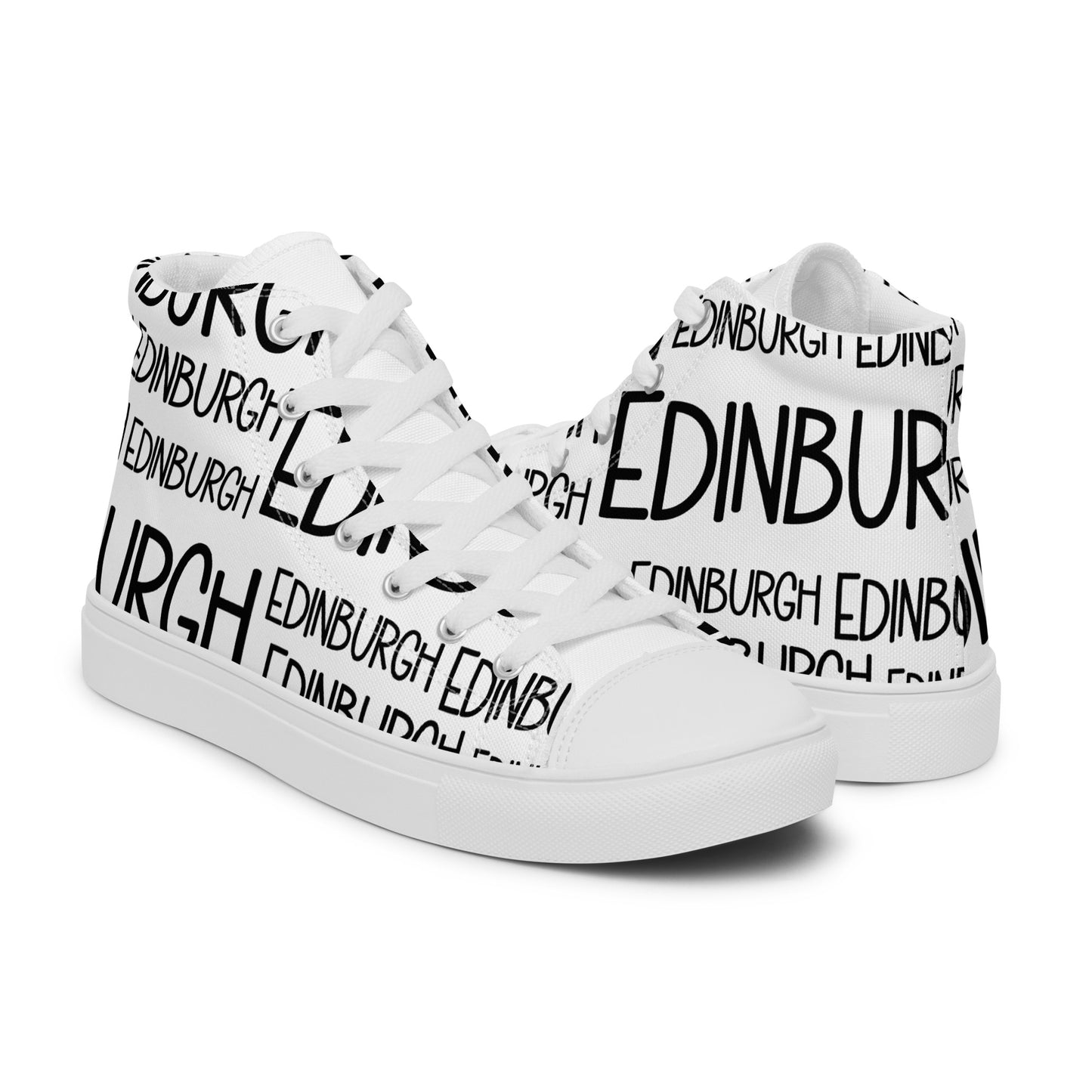Edinburgh Women’s high top canvas shoes